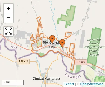 Area schools map